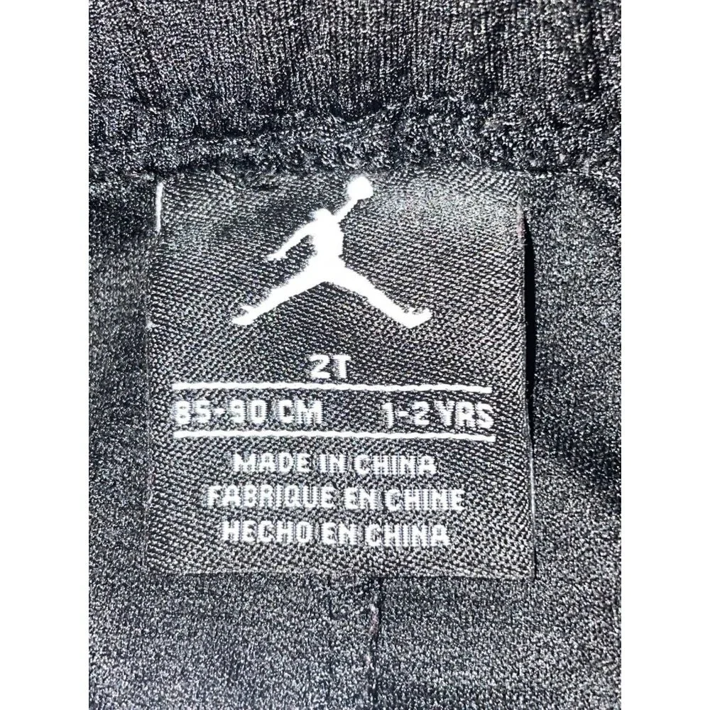 Jordan Black & Pink Pull On Elastic Waist Athletic Shorts Toddler Girls Size 2T - Picture 4 of 5